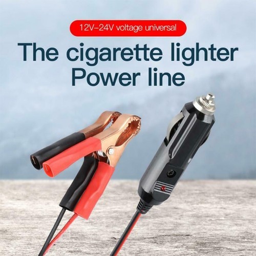Ladekabel für KFZ Batterie mit Klemme und Zigarettenanzünder Stecker - Bild 10 von 20