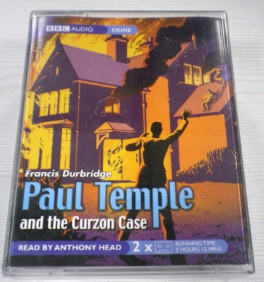 Paul Temple and the Curzon Case by Francis Durbridge, 2 x Cassette Audio