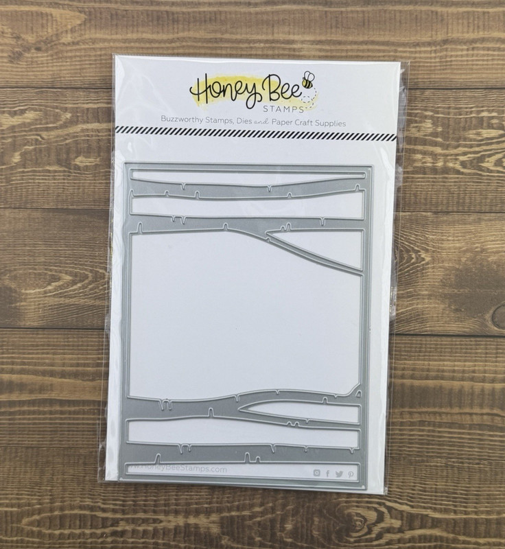 Honey Bee Stamps Birch A2 Cover Plate Top Honey Cuts Cutting Dies HBDS-BCPT NEW