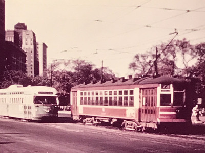 Chicago Transit Authority CTA CSL Green Hornet Streetcar Interurban Photograph