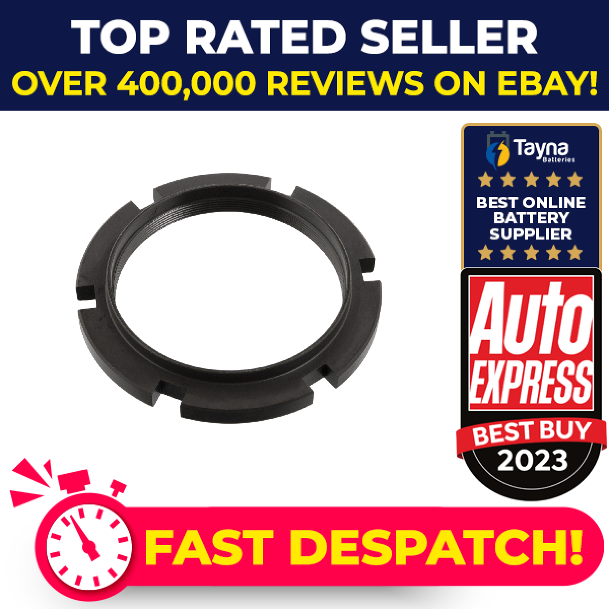 Nut, stub axle 106416 Febi 81906200092 Genuine Top Quality Guaranteed New