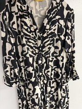 White And Black Zebra Dress