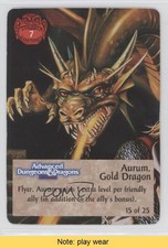 1994 Spellfire: Master the Magic First Edition Aurum Gold Dragon #15 READ 0b5