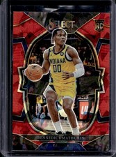 2022-23 Panini Select Bennedict Mathurin RC Red Cracked Ice Prizm Concourse #79