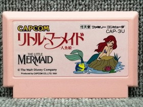 CAPCOM The Little Mermaid Famicom Software