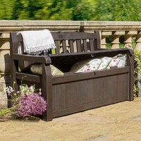 KETER NORFOLK LEISURE SAXON STORAGE BOX - BROWN