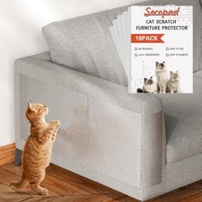 18 Pcs Large Cat Scratch Furniture Protector, Transparent Couch Protector fro...