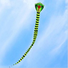 2024 Large Trilobite Snake Kite 3d Parafoil Huge Beach Kites Long Tail Easy Fly