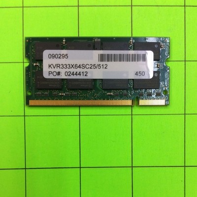 Qimonda HYB25D256800CC-6 KVR333X64SC25-512 512MB DDR-333 (PC-2700) Random Acce