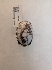 925 Sterling Silver Wild Horse Jasper Ring Size 9