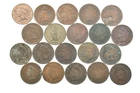 Lot 20 1800's 1890-1899 Indian Head Penny Cents US Coin Collection 2/5 Roll *333