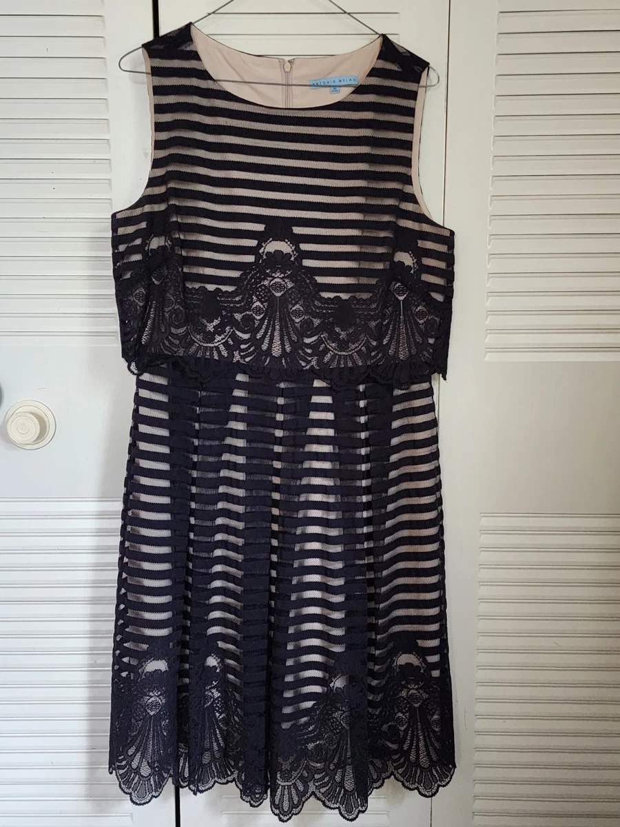 antonio melani black lace dress Antonio Melani Women's Lace Black Dresses for Women for sale
