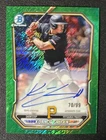 2026 Topps Bowman Chrome Auto Green Shimmer 70/99 Konnor Griffin CPA-KG Pirates
