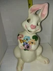 Beautiful Vintage McCoy Limited Hand Decorated Bunny Made in the USA