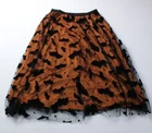 Chicwish Women's Velvet Bats Mesh Tulle Midi Skirt - Assorted Colors & Sizes NWT