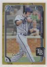 2015 Bowman Draft Chrome Gold Refractor 33/50 Joe McCarthy #12 ib3