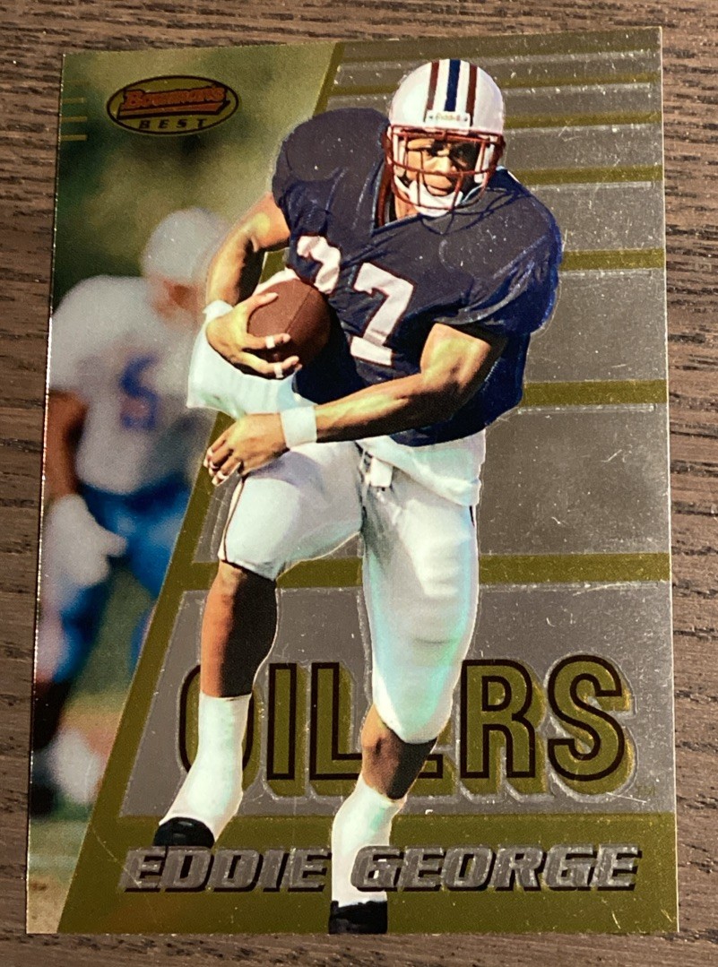 Eddie George RC 1996 Bowman’s Best #170 Houston Oilers