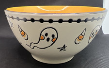Eli & Anna Handmade Halloween Bowl Ghost & Ca...