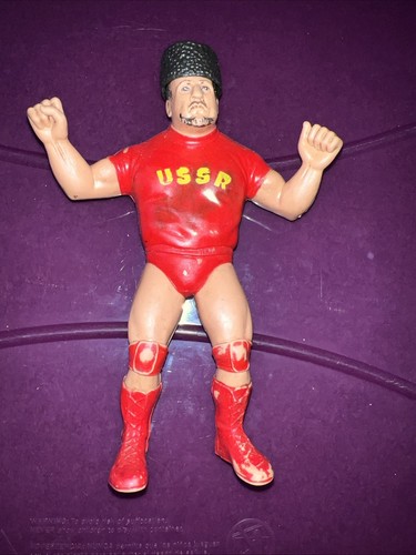 WWF LJN Nikolai Volkoff Action Figure With Origina...