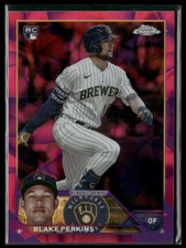 2023 Topps Chrome Update #USC206 Blake Perkins Magenta/Purple Lava Lamp #/299