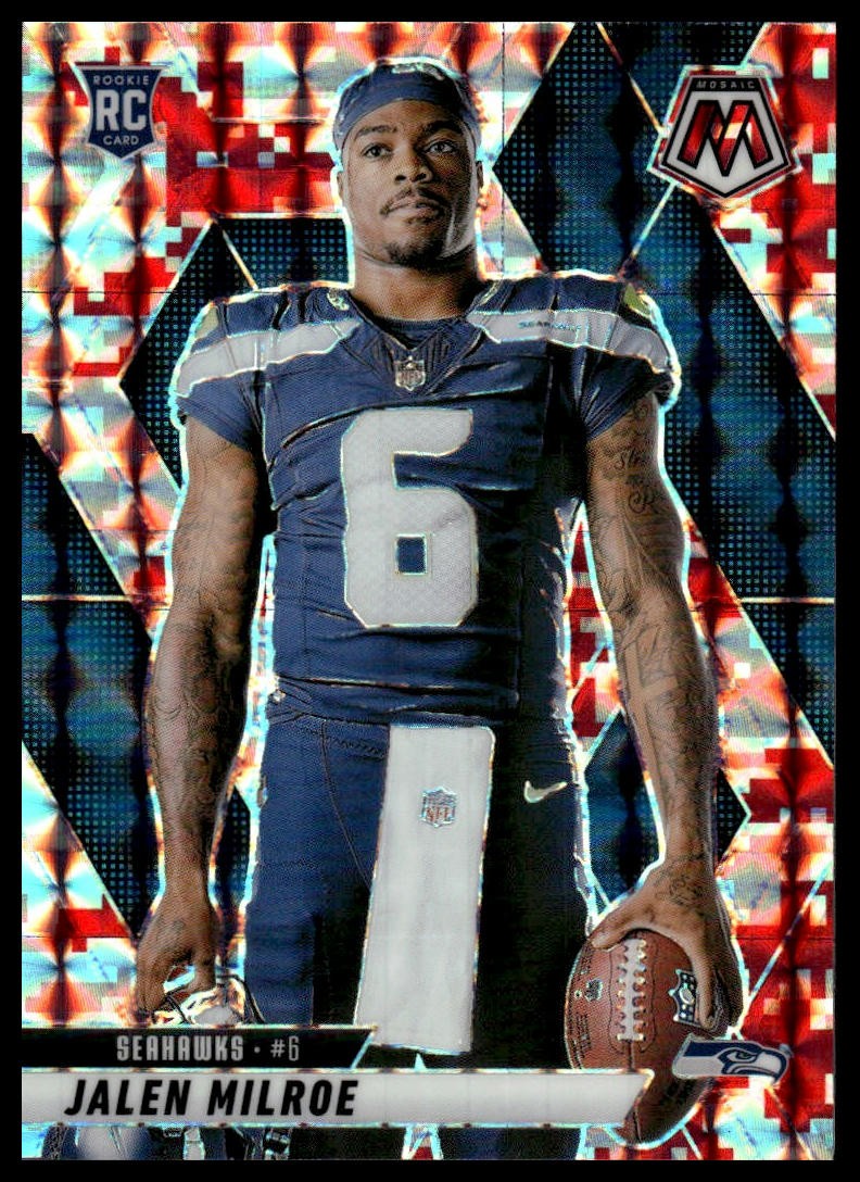 2025 Panini Mosaic #283 Jalen Milroe Mosaic Red