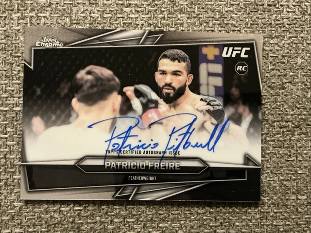 2020 Topps Chrome UFC Patricio Pitbull Freire Rookie Auto On Card RC 🔥🔥
