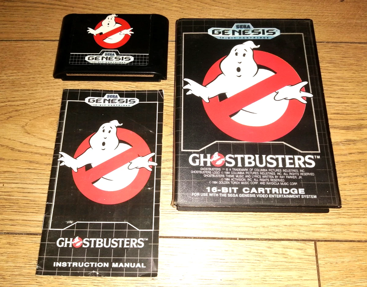GHOSTBUSTERS COMPLET BOÎTE NOTICE SEGA MEGADRIVE PAL