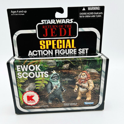 2012 Star Wars Ewok Scouts Special Action Figure Kmart Exclusive ROTJ Sealed NIB