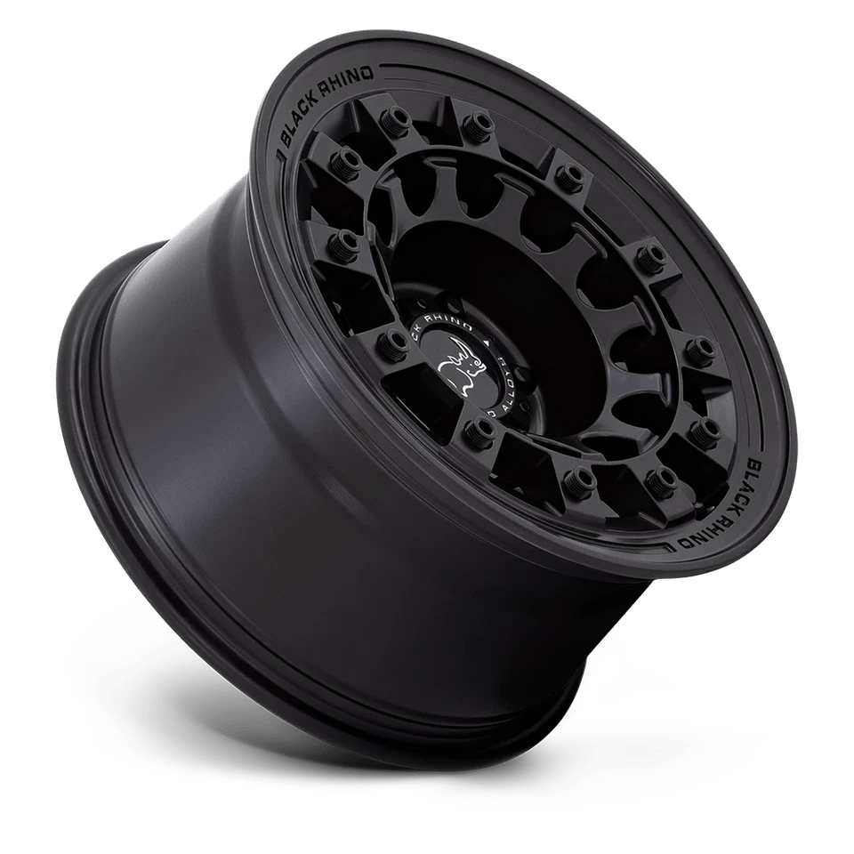 Rueda 17x8 negra Rhino Fuji negra mate 6x5,5 (20 mm) Foto 3 de 4