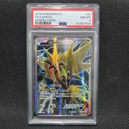 Zapdos graded PSA 8 for sale on eBay