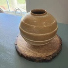 Frankoma 500 Desert Sand Mini Orb Ball Vase