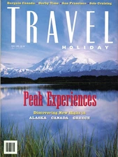 Travel Holiday May 1995 The Mountains of Alaska Canada Greece Czech Continental