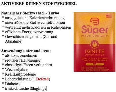 Super Patch Pflaster 4, 8, 12 o. 30 Stück alle Sorten (Ignite, Peace, Freedom .)