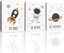 Space Decor for Boys Room Inspirational Astronaut Wall Art Decor for Kids Room N