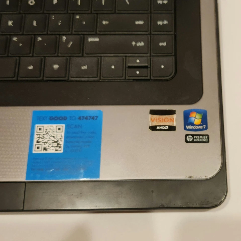 HP 2000-369WM Laptop AMD Vision No HDD No OS No RAM TESTED - Image 4 of 4