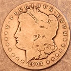 1901-O Morgan Silver Dollar  - Looks G/VG -  UNIMPOSSIBLE FIND!
