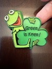 Kermit the Frog Green Is Keen Shamrock St. Pat Lapel Pin 1980 Henson Hallmark — photo 1