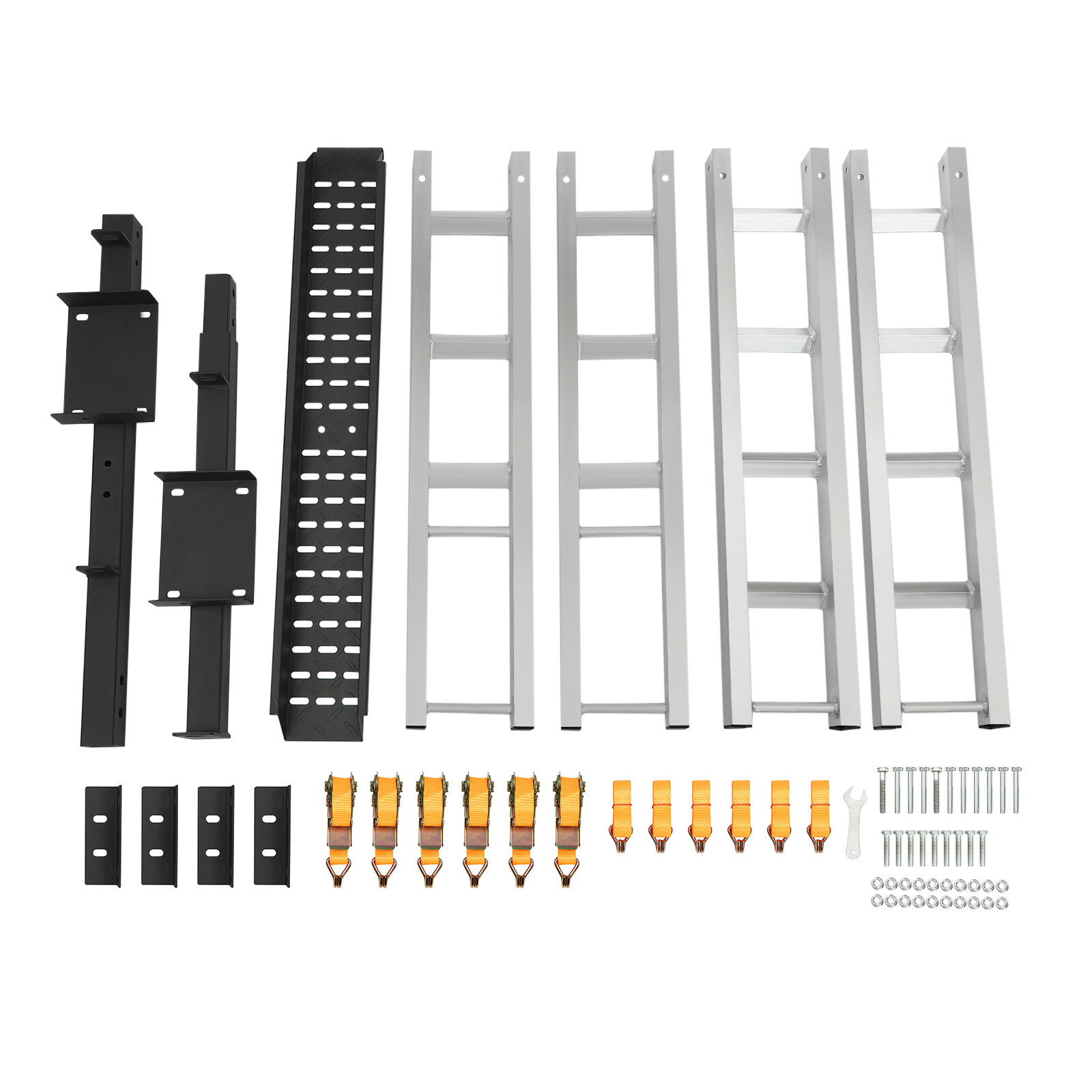 600 LBS Heavy Duty Motorcycle Carrier Dirt Bike Rack Hitch Mount Hauler w/ Strap