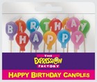 CAKE CANDLES Multi Coloured Glittered Blue Pink Purple Red Happy Birthday Party
