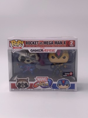 Funko POP! Games Marvel vs Capcom Rocket vs Mega Man X Gamestop Exclusive