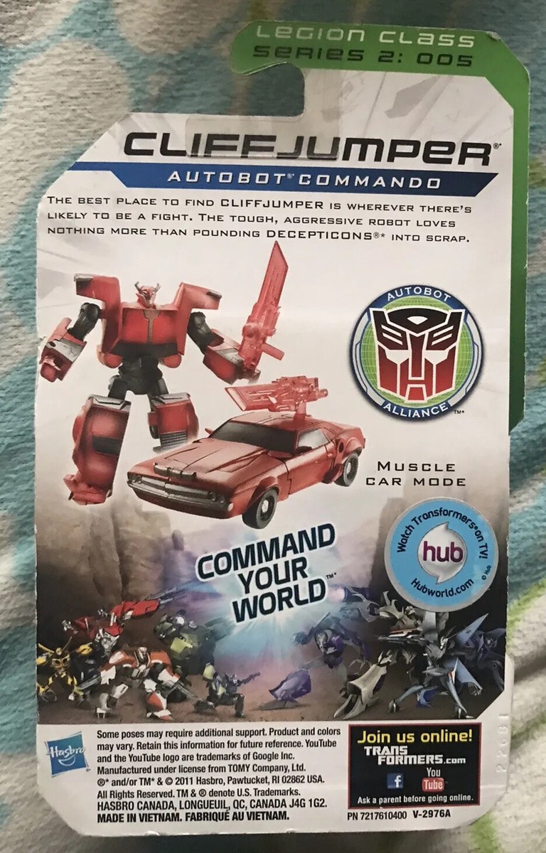 Transformers PRIME CYBERVERSE LEGION CLIFFJUMPER MOSC SEALED