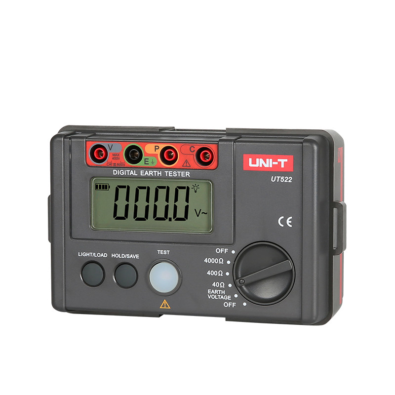 UNI-T UT522 Digital Earth Ground Resistance Voltage Tester Meter 0