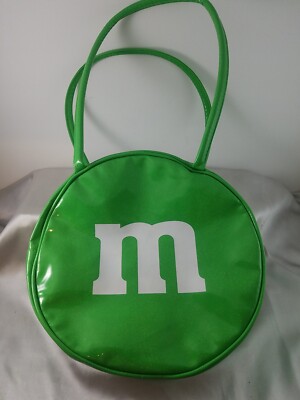 Sac à main bandoulière rond vert bonbon de collection M&M's World