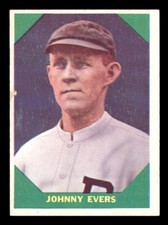 1960 Fleer Baseball Greats Baseball #57 Johnny Evers GD *e1