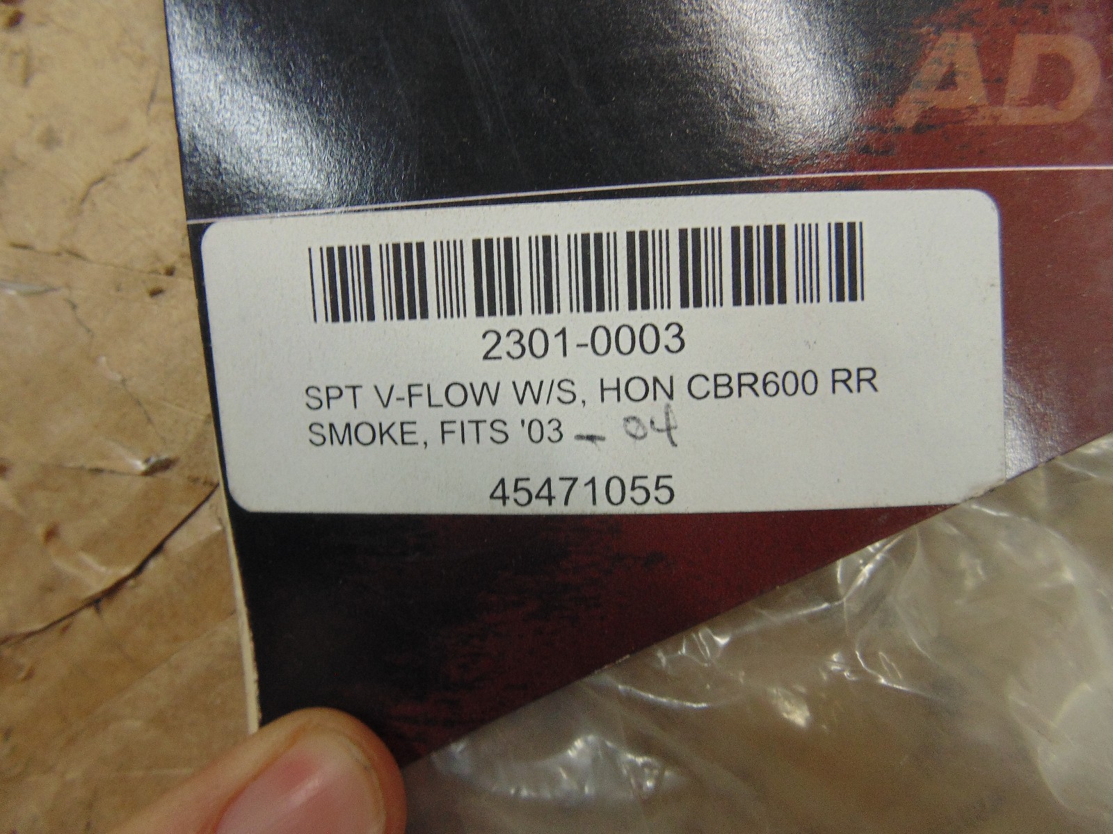 NOS+Honda+CBR600+Sportech+Windshield+Smoke+23010003 for sale online eBay