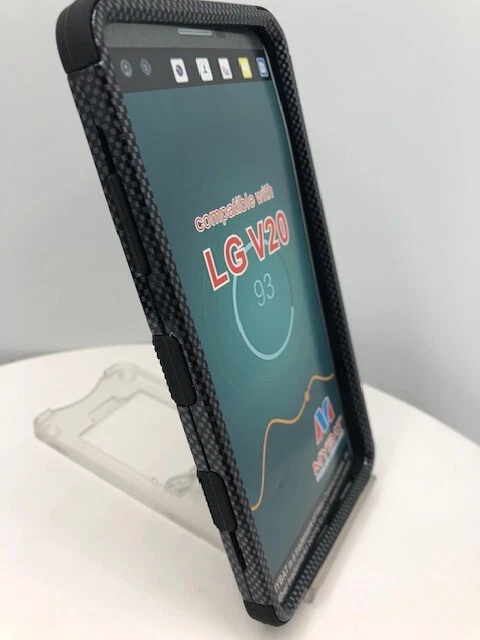 Funda híbrida negra para LG V20 H990 H910 H918 LS997 US996 VS995 Foto 2 de 3