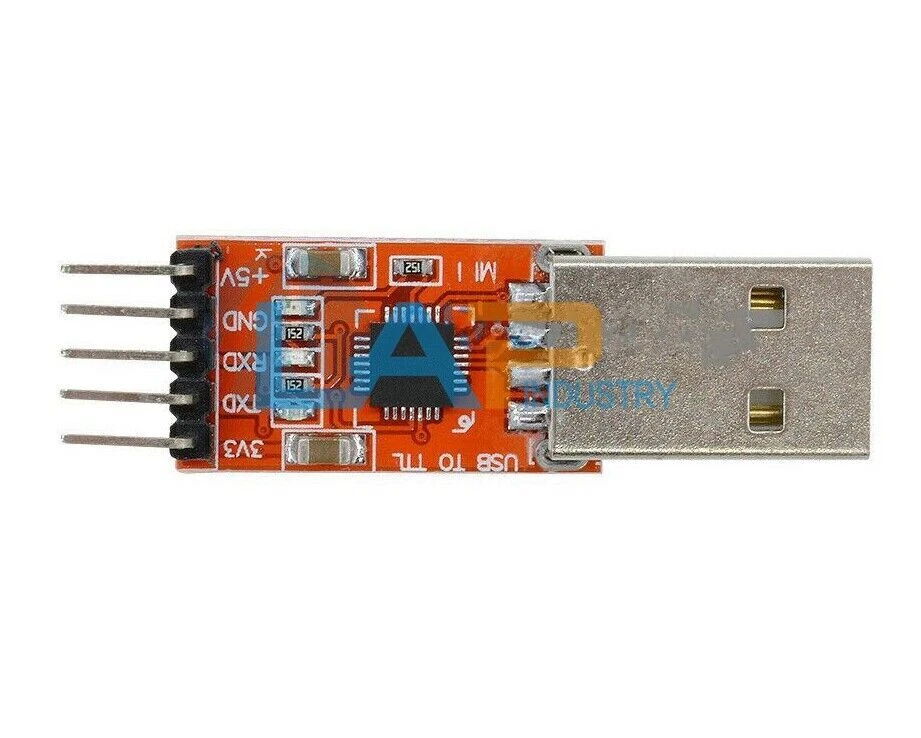 QTY:3 USB 2.0 to TTL UART 5PIN Module Serial Converter CP2102 STC PRGMR Cable - Image 3 of 3