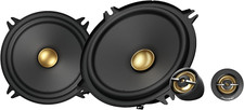 TS-A1301C, Altavoces de Audio para Automóvil Componente de 2 Vías, Rango Completo, Calidad de Sonido Transparente,