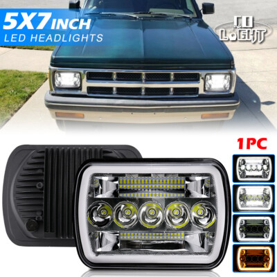 7x6 5x7 LED Headlight Hi/Lo Sealed Beam Bulb for 82-93 Chevy S10 Blazer GMC S15