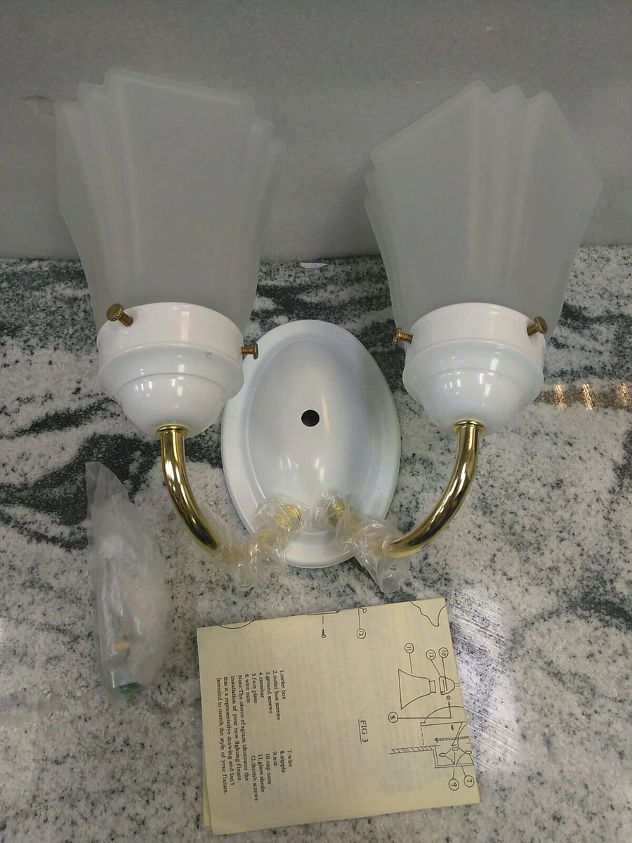 Vanity light sale fixture with outlet